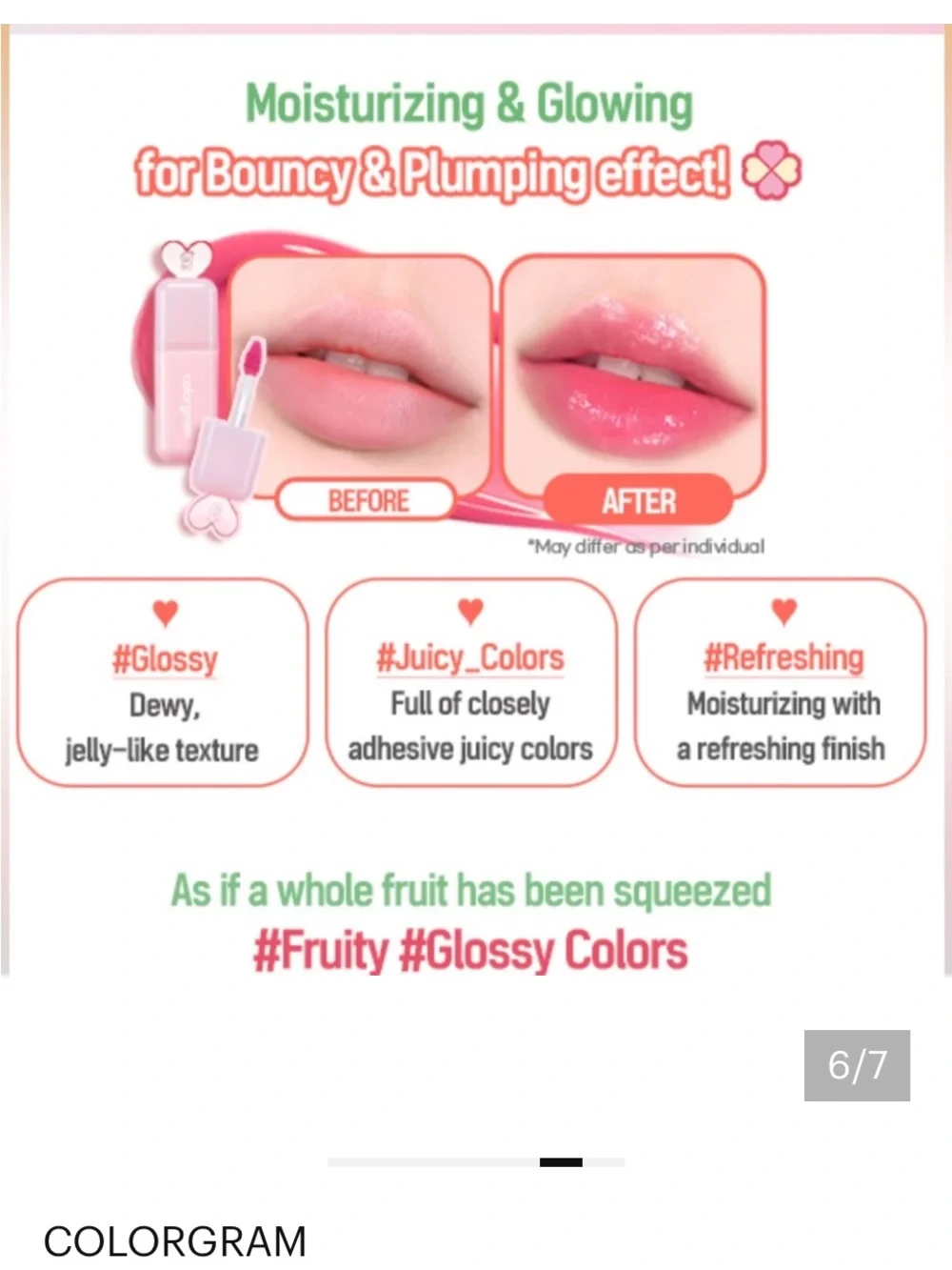 Colorgram Fruity Glass Tint - Pick Shade